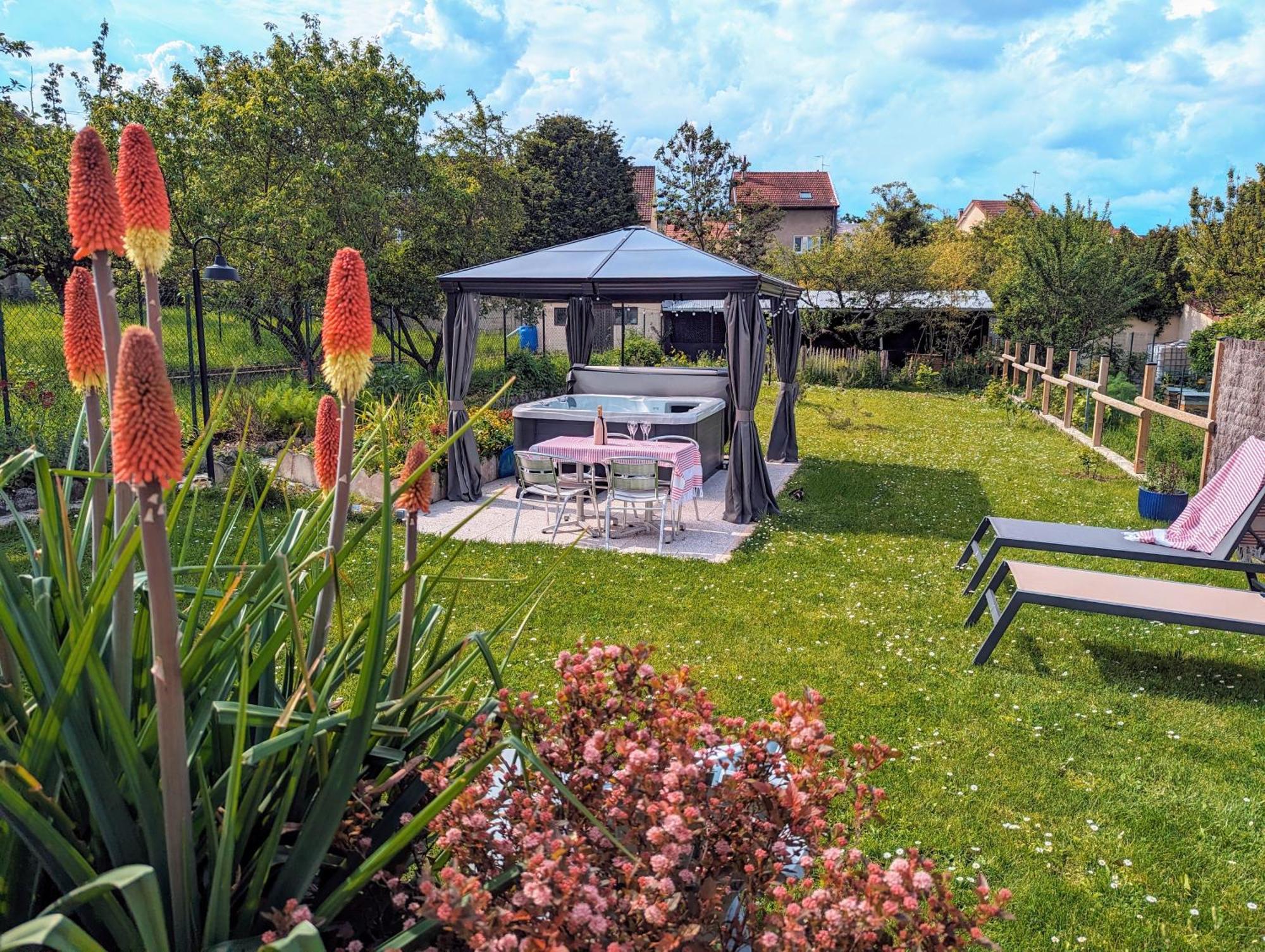 Le Cemarose: Spa, Jardin, Terrasse Et Jolie Vue Au Coeur D'epernay *